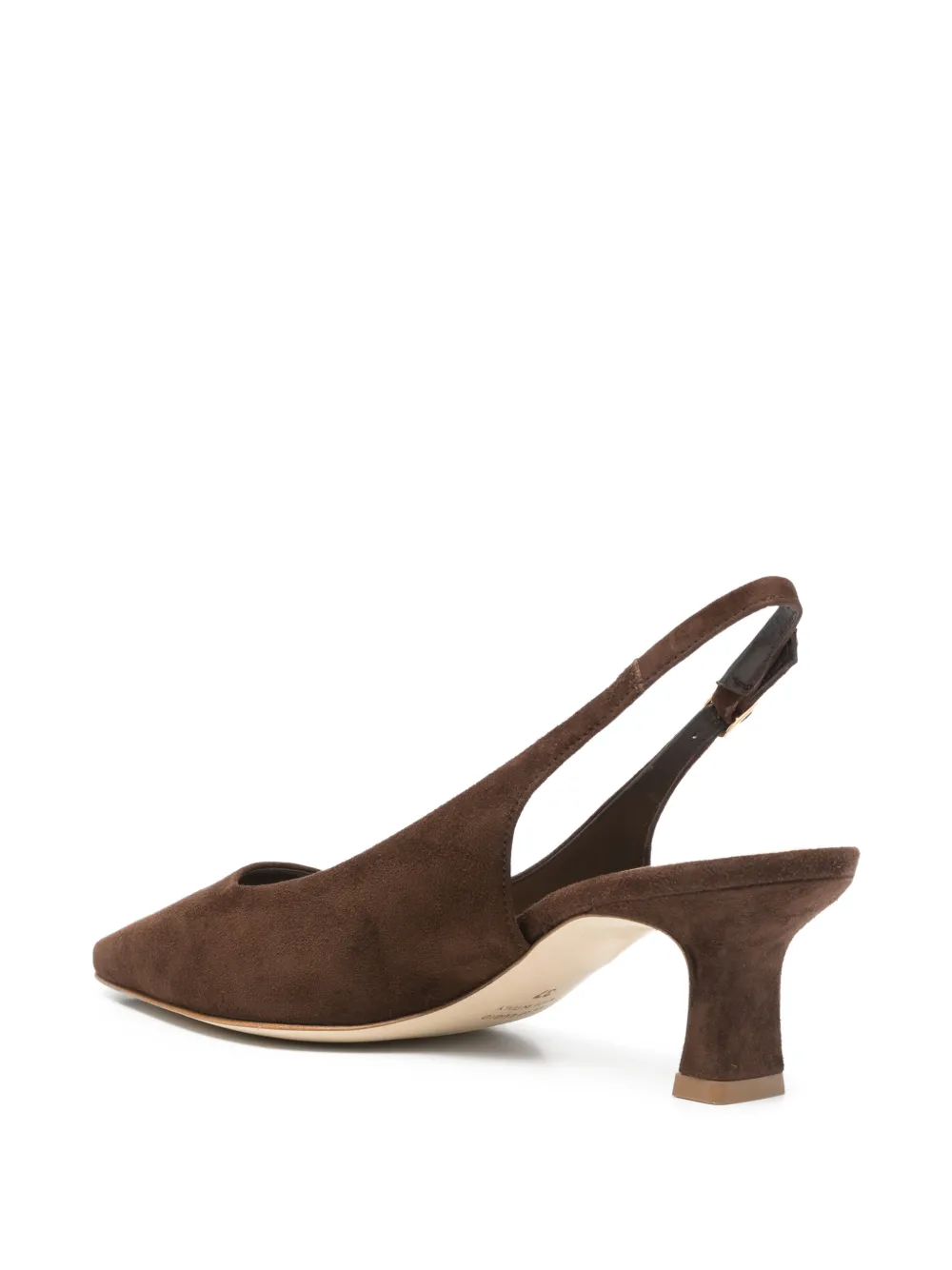  Julie Dee Slingback Heeled Pumps - Brown 