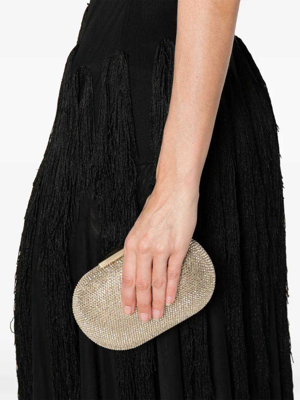  Twenty Fourhaitch Sunrise Embellished Clutch Bag - Gold 