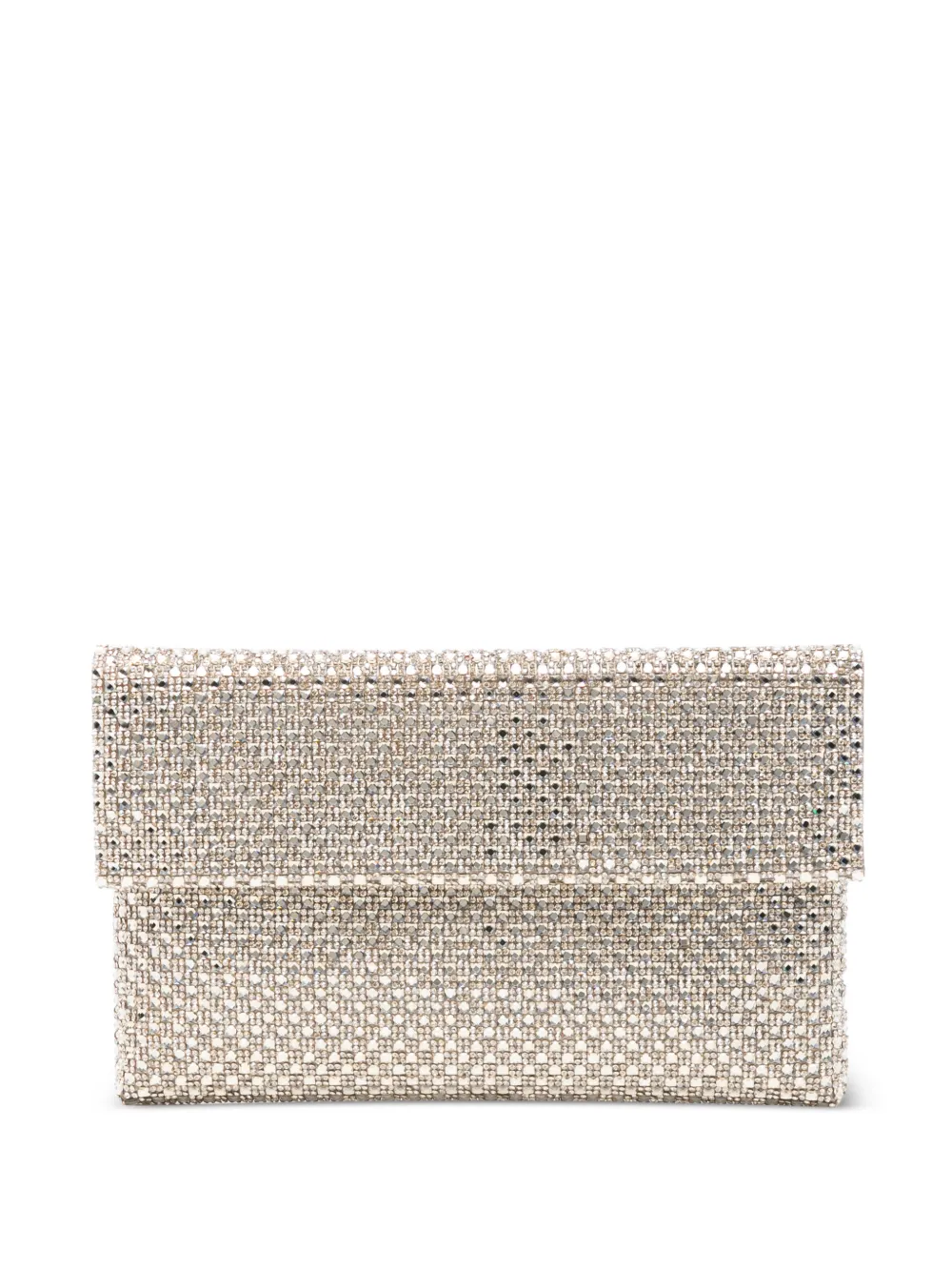 TWENTY FOURHAITCH embellished clutch bag - Argento
