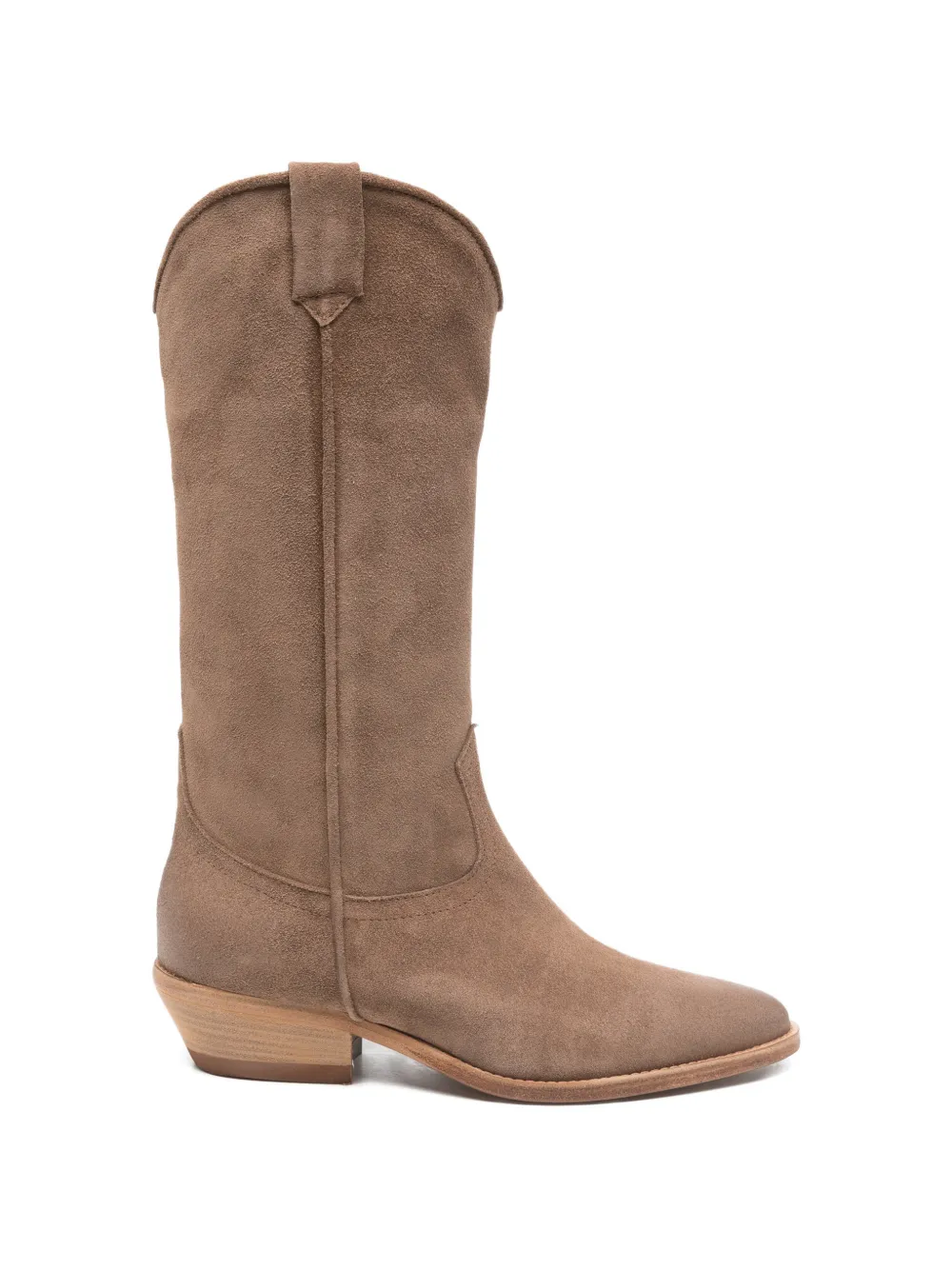 Julie Dee pointed cowboy boots - Marrone