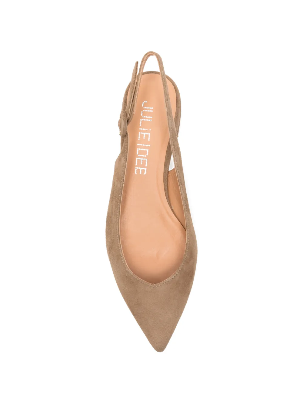 Julie Dee slingback flat pumps Beige