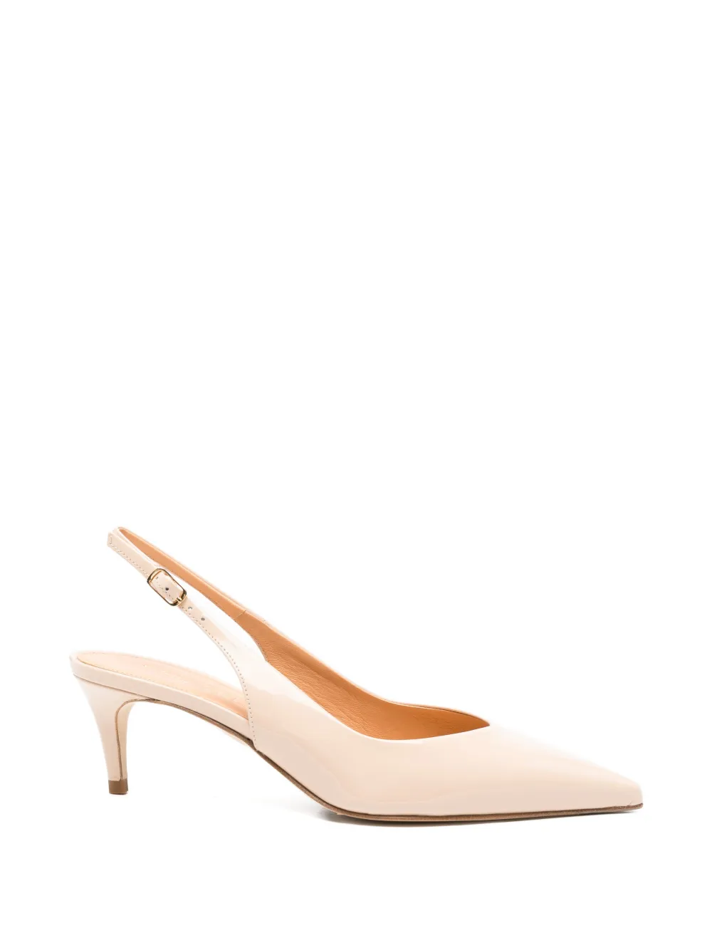 The Seller Slingback pumps met puntige neus Beige