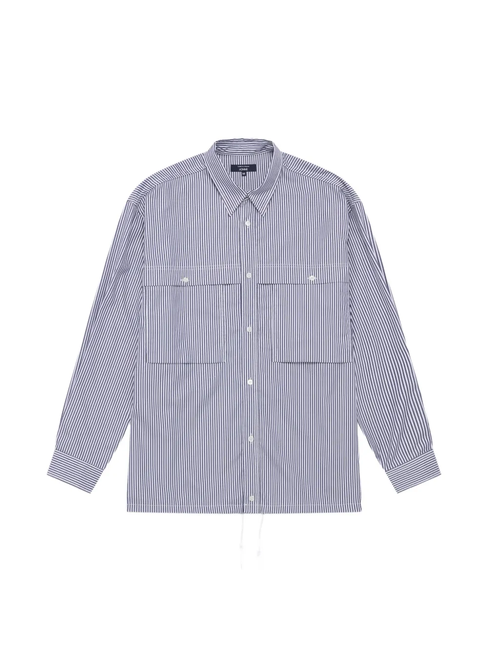 Comme des Garçons Homme striped chest-pocket shirt - Blu