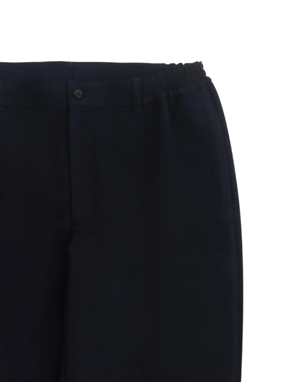 Comme Des Garçons Shirt Broek met elastische taille Blauw