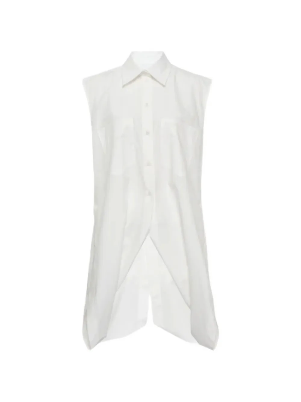 LITKOVSKA Camicia con spacco sull'orlo - Bianco