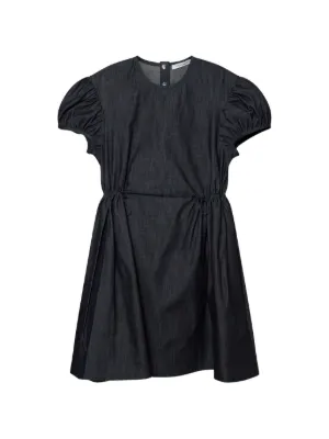 GANNI ラッフル ワンピース | ブラック | FARFETCH JP