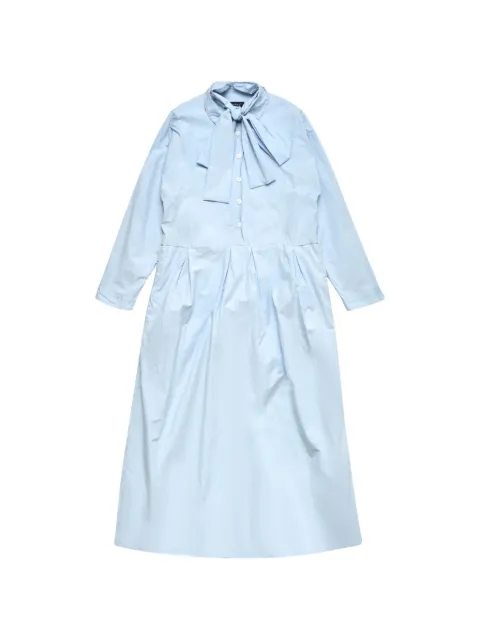 Bergfabel bow pleated midi dress