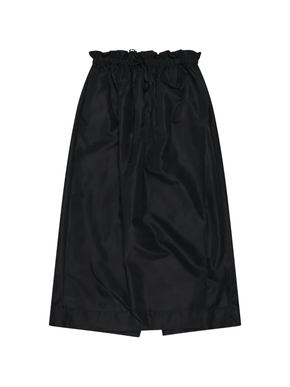 Simone Rocha Gonna arricciata con coulisse - Nero
