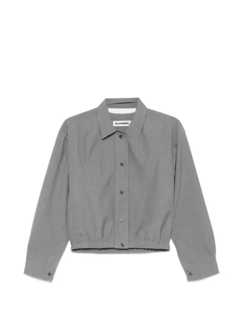 Jil Sander pointed-collar bomber jacket
