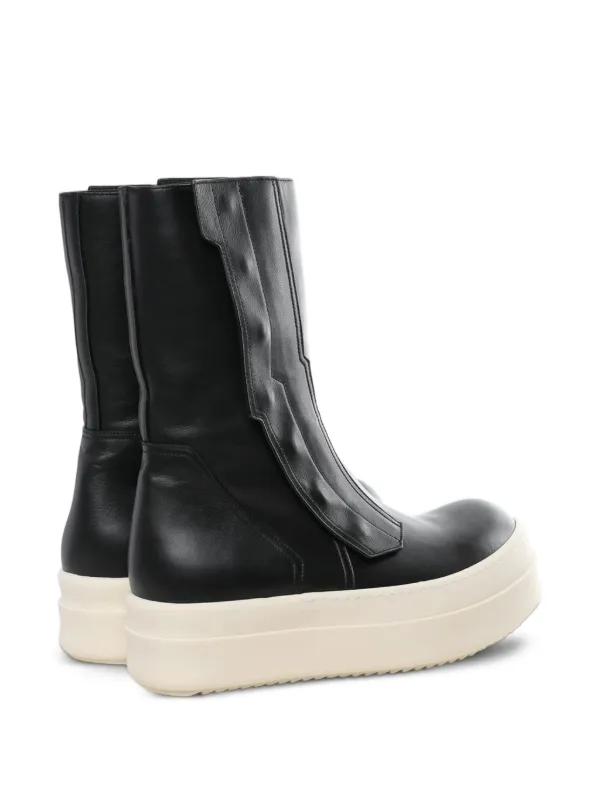 Rick Owens Platform Zip Sneakers | Black | FARFETCH