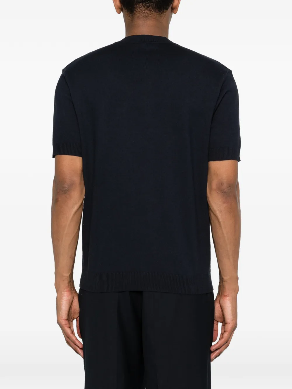 FENDI T-shirt met logodetail Blauw