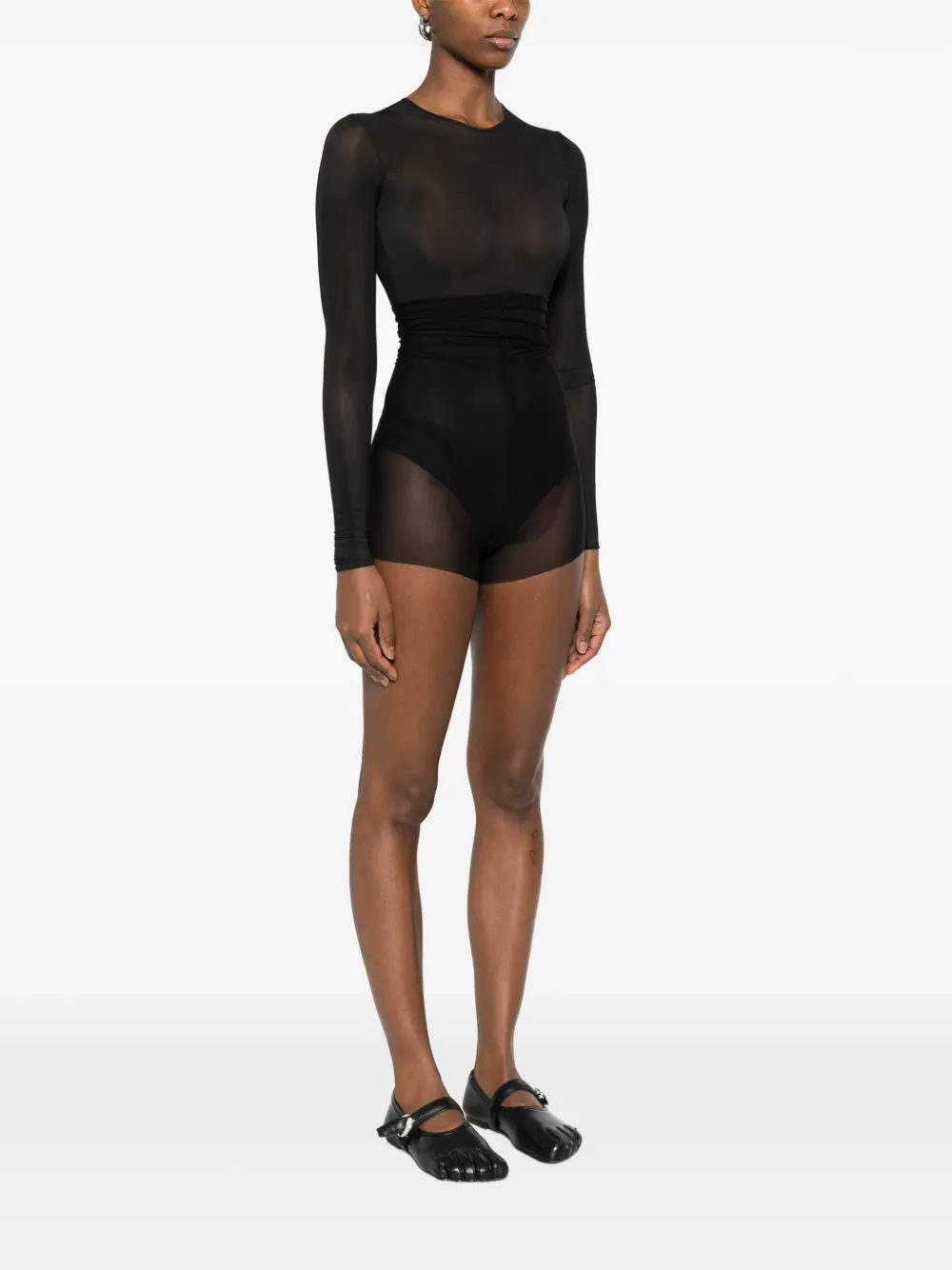  Rick Owens Sheer Shorts - Black 