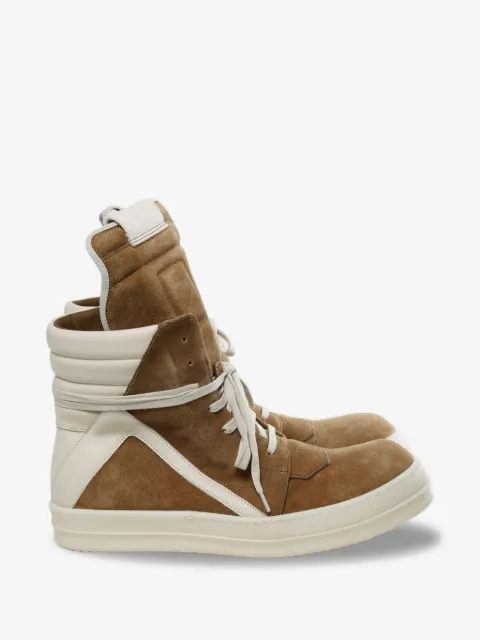 Rick Owens tenis altos con agujetas