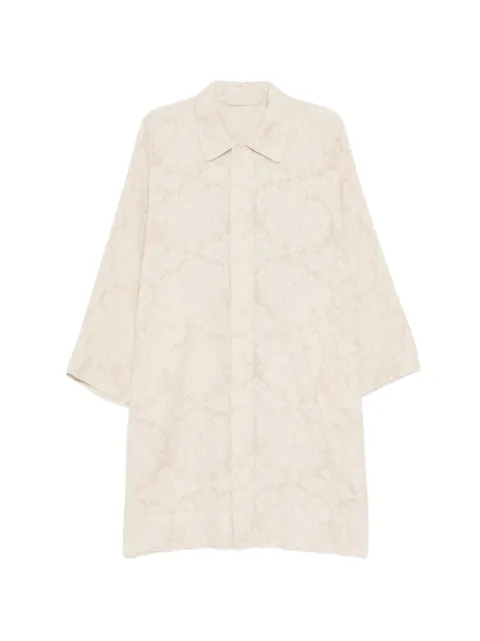 Kinyan Lam patterned collared coat