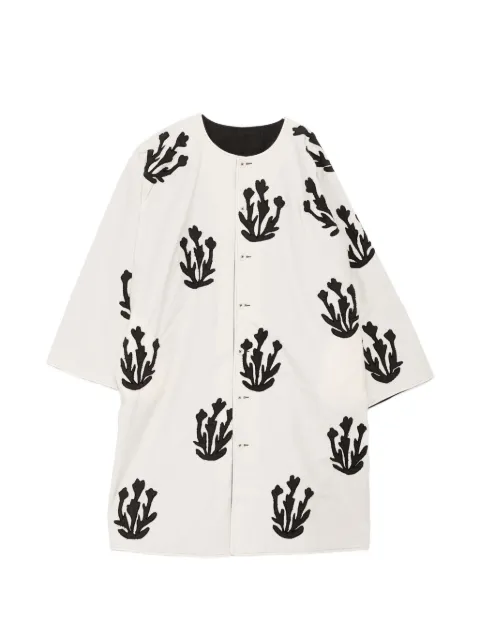 Kinyan Lam floral-embrodairy coat