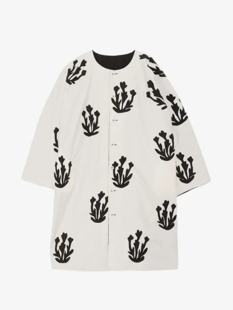 Kinyan Lam floral-embrodairy coat