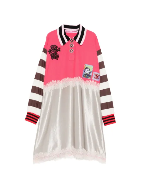 Chopova Lowena contrasting collar dress