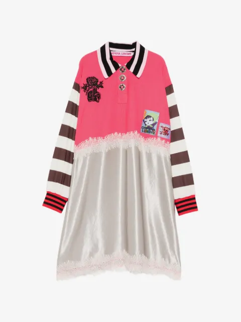 Chopova Lowena contrasting collar dress