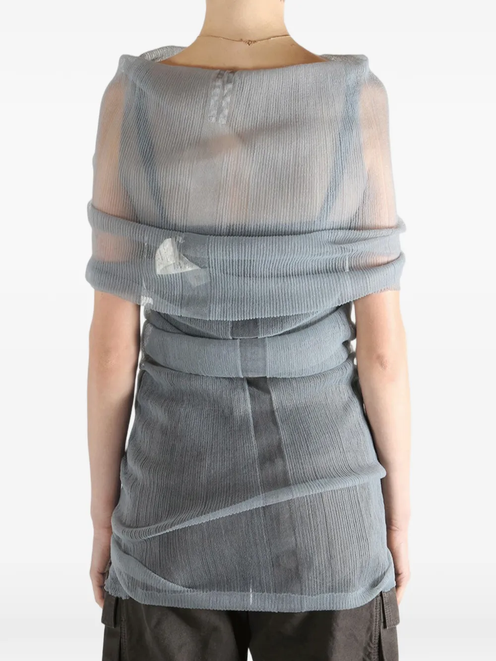Rick Owens カウルネック トップ | グレー | FARFETCH JP
