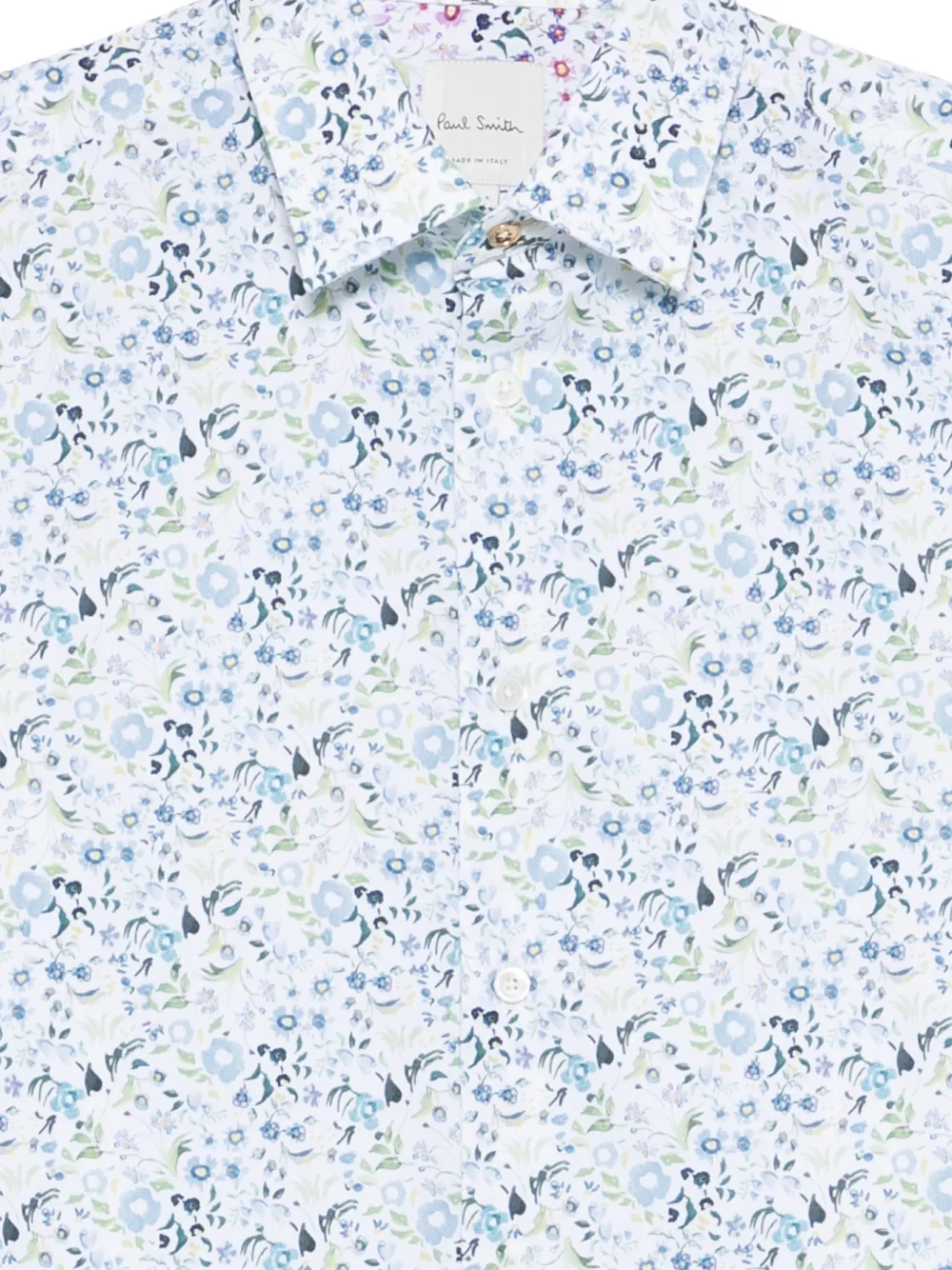  Paul Smith Floral Shirt - Blue 