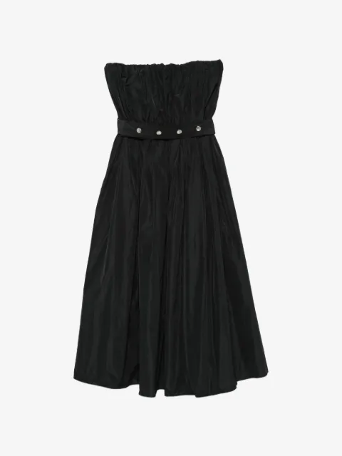 MSGM buttoned belted dress