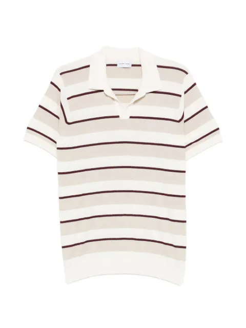 SCAGLIONE striped-pattern polo shirt