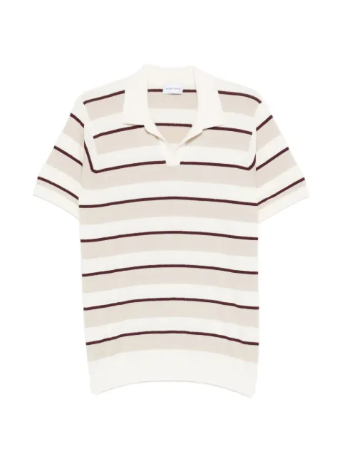 SCAGLIONE striped-pattern polo shirt