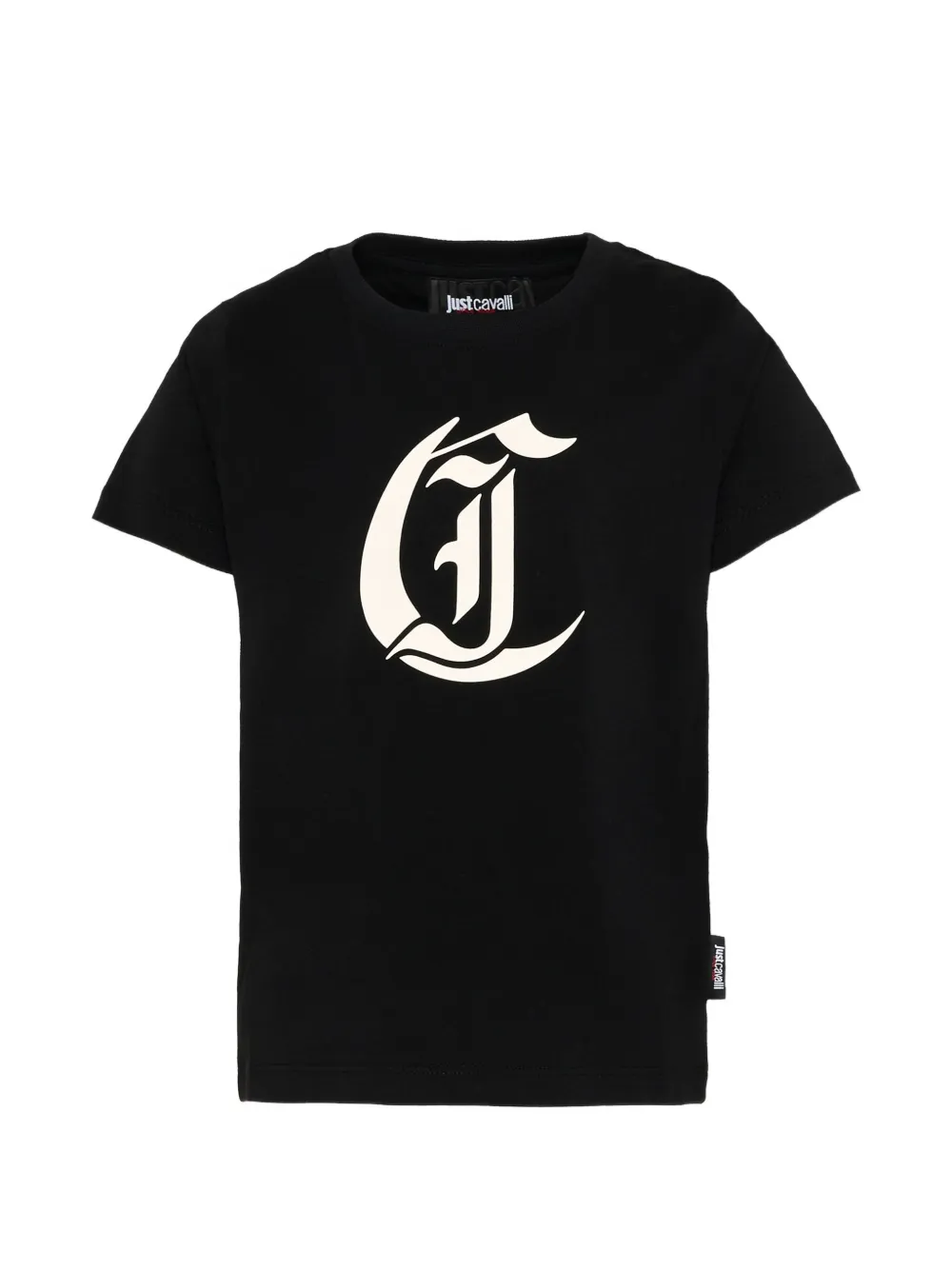 Just Cavalli Kids cotton T-shirt - Nero