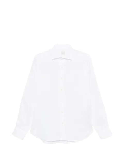 120% Lino camisa manga larga