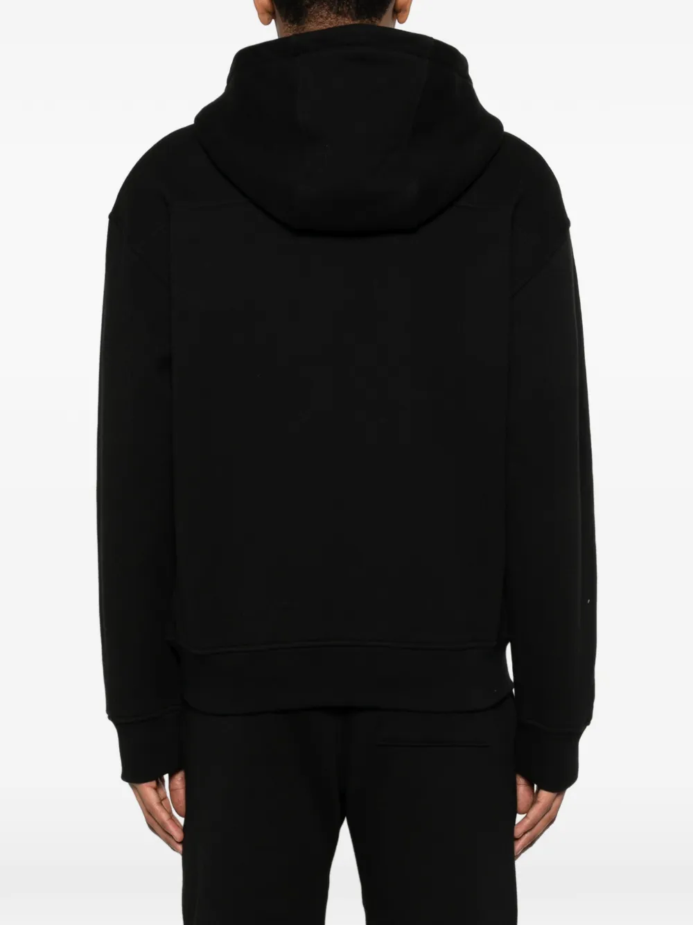 RHUDE Signature hoodie met rits Zwart