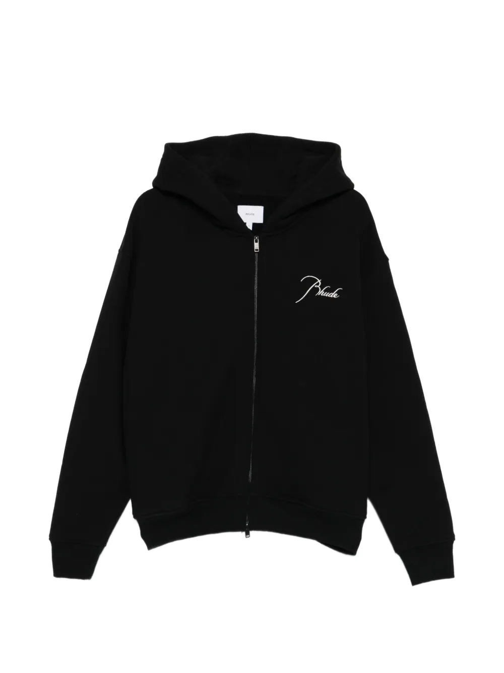 RHUDE signature zip hoodie - Black