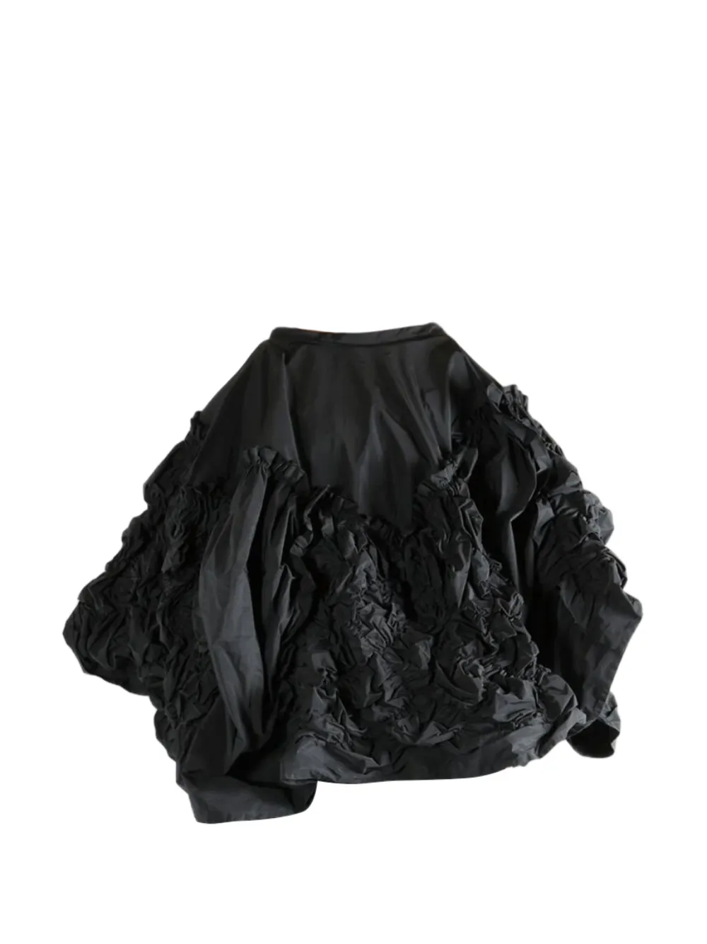 Comme des Garçons TAO Blusa con ruches - Nero