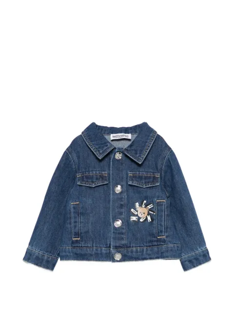 Moschino Kids buttoned denim jacket