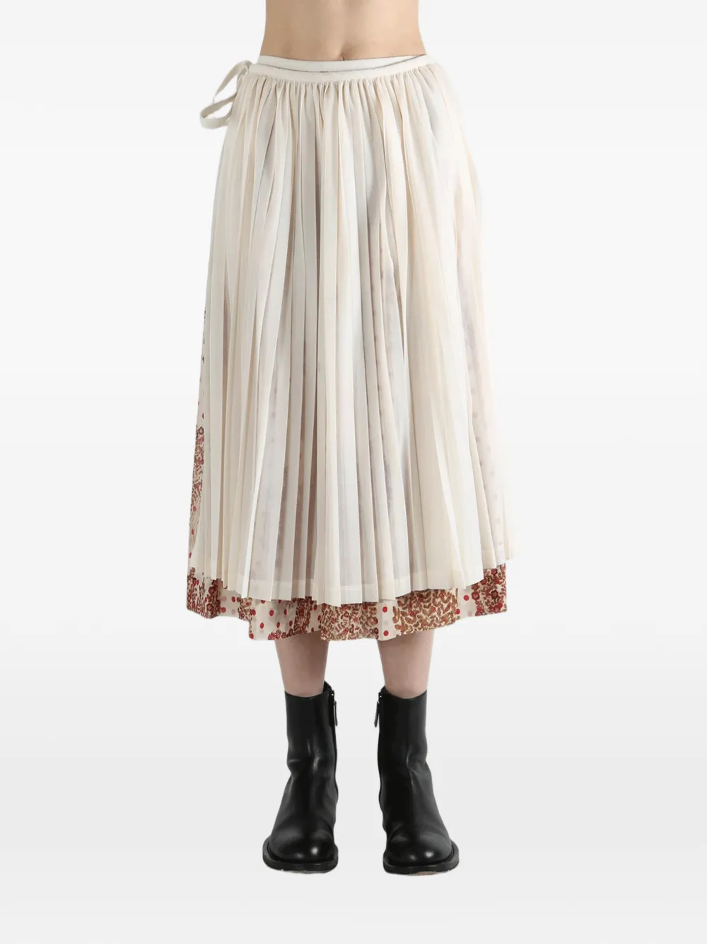 Comme des Garçons TAO Cropped plooibroek Wit
