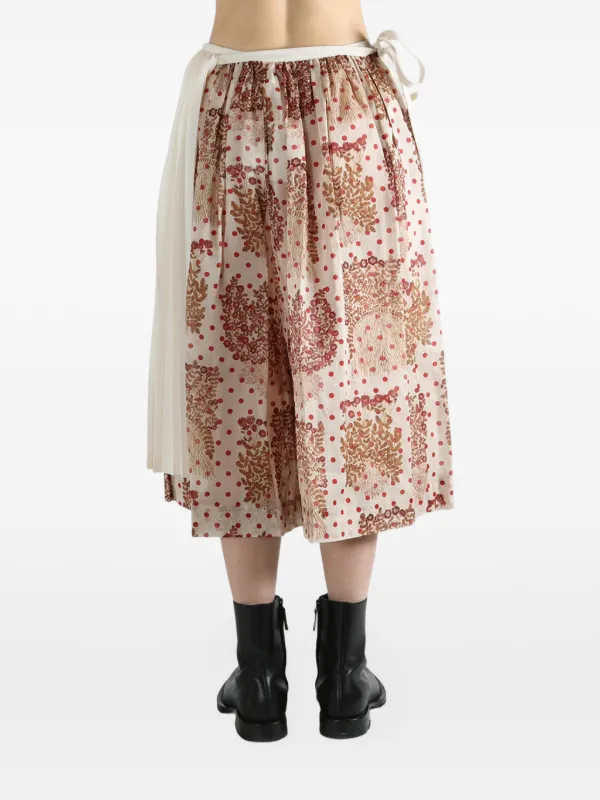 Comme Des Garçons TAO クロップドパンツ | ホワイト | FARFETCH JP