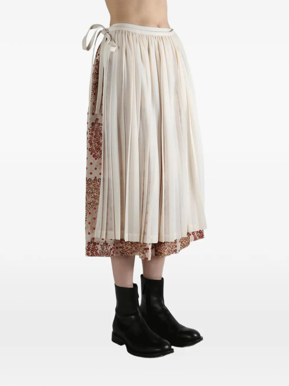 Comme des Garçons TAO Cropped plooibroek Wit