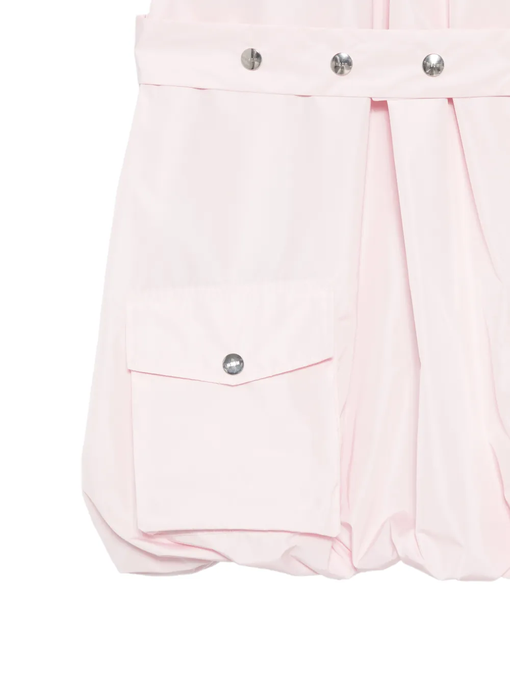  Msgm Pocket Belted Mini Dress - Pink 