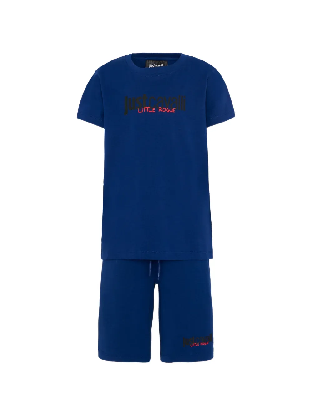 Just Cavalli Kids logol-print tracksuit - Blu