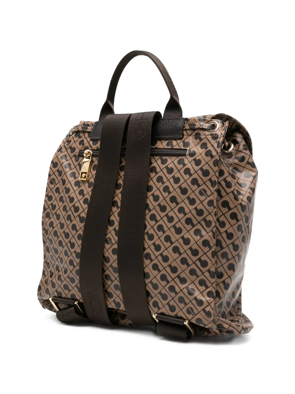  Gherardini Patterned Backpack - Brown 