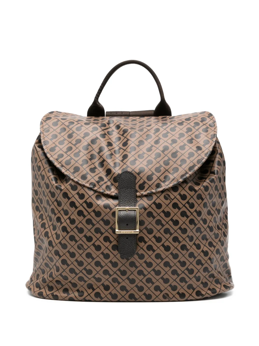 Gherardini patterned backpack - Marrone