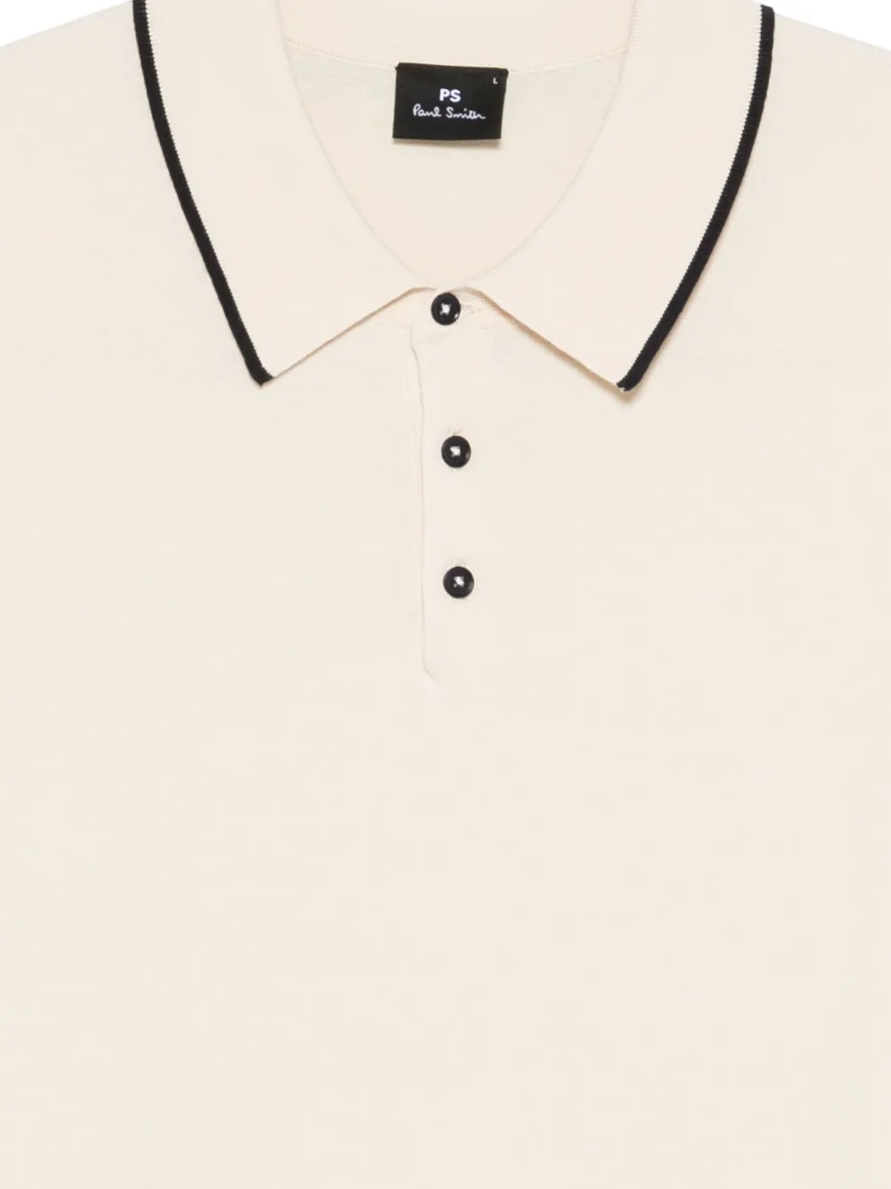  Ps Paul Smith Piped Polo Shirt - Neutrals 