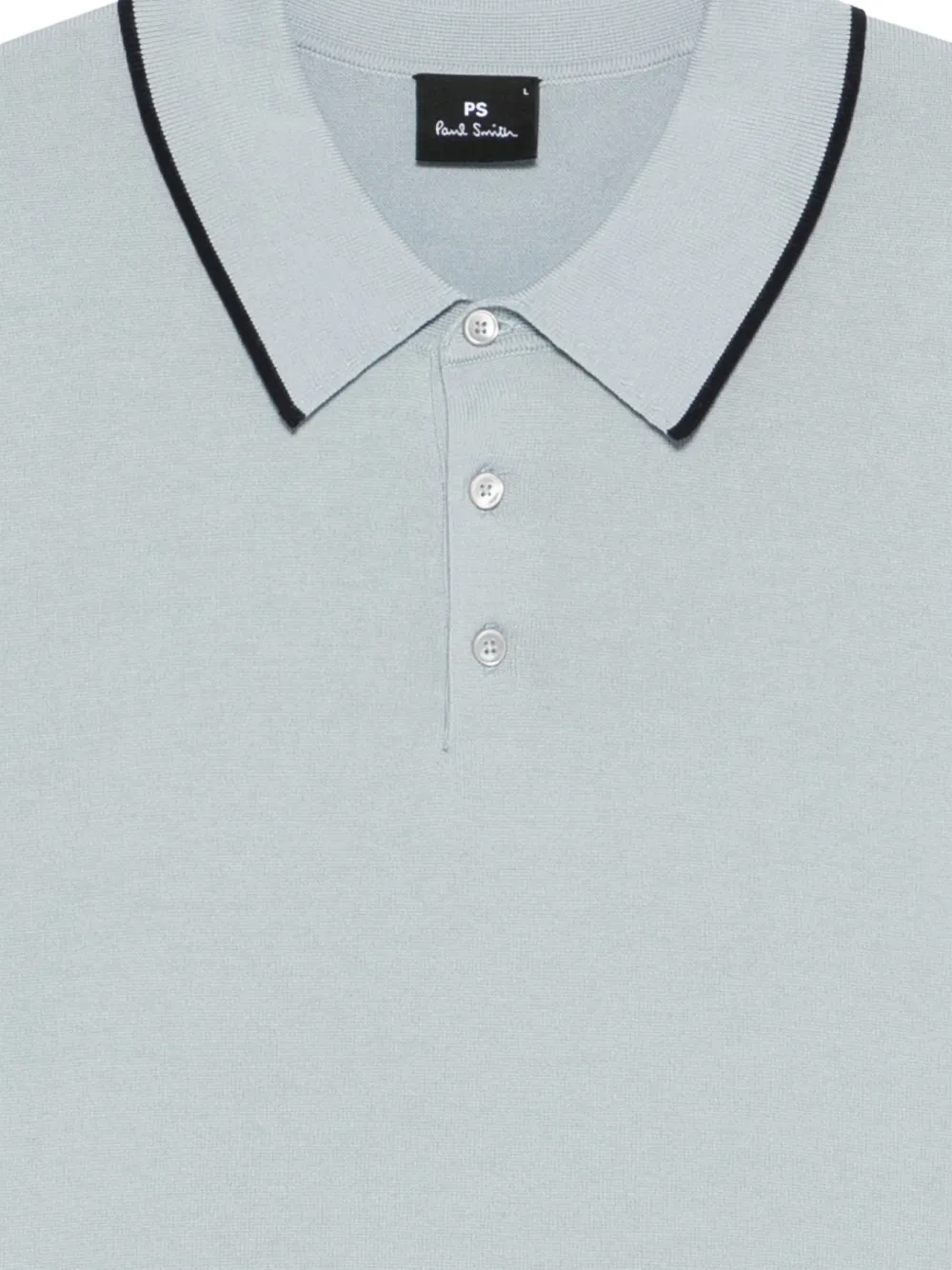 PS Paul Smith Poloshirt met logopatch Blauw