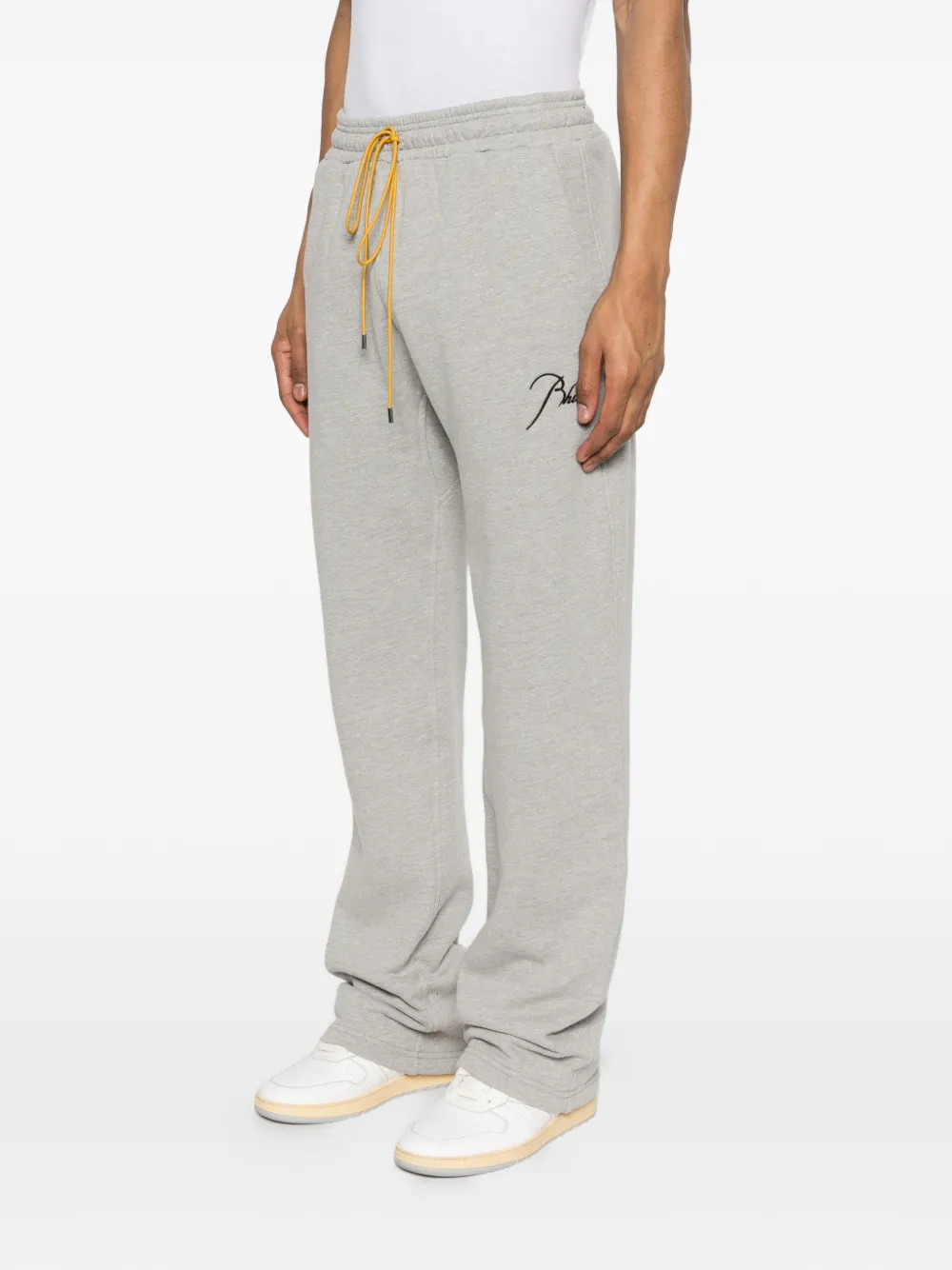  Rhude Signature Drawstring Trousers - Grey 