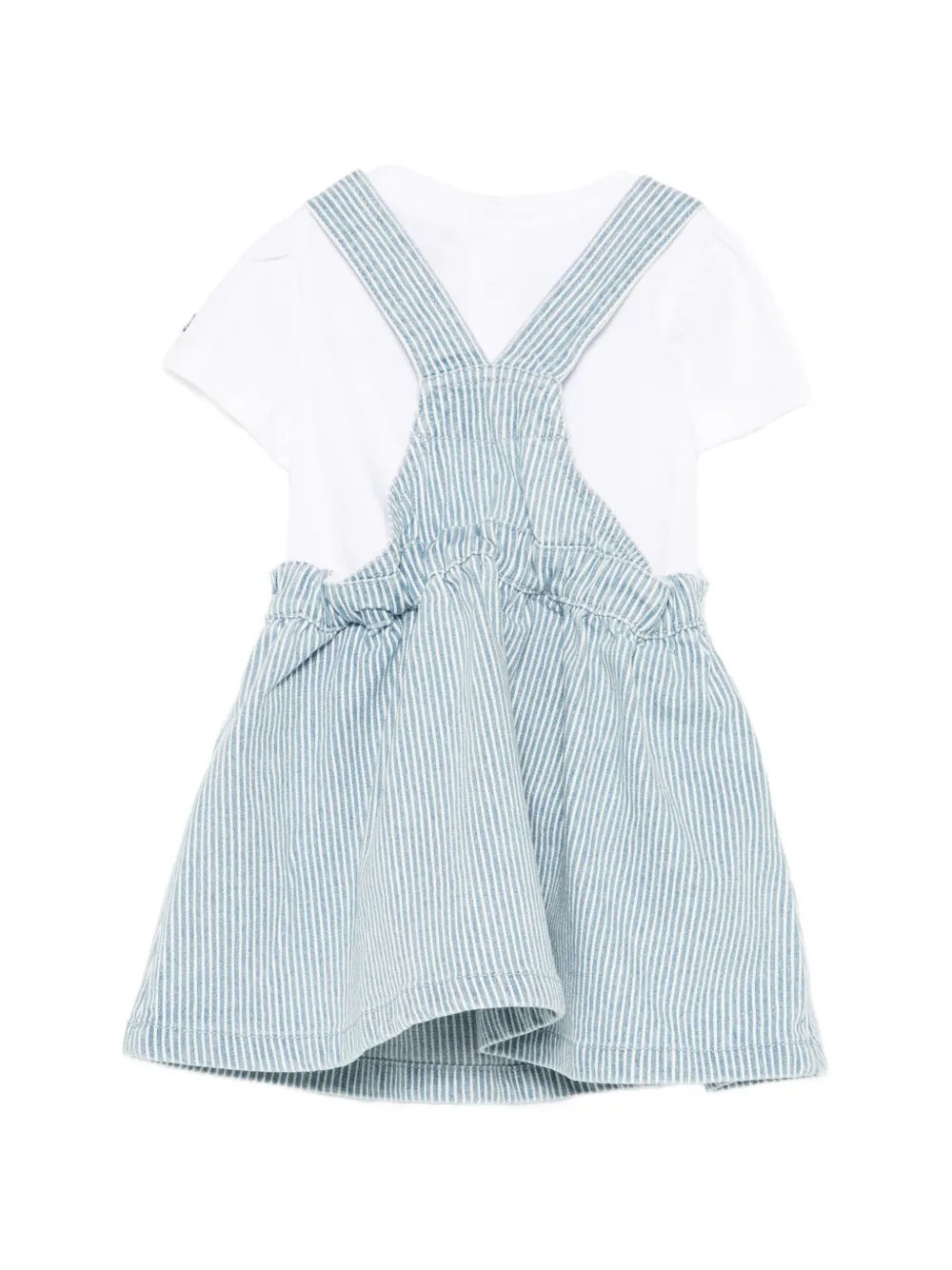 Logo-Embroidered Striped Dress Set