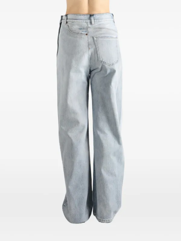 MM6 Maison Margiela Distressed Jeans | Blue | FARFETCH