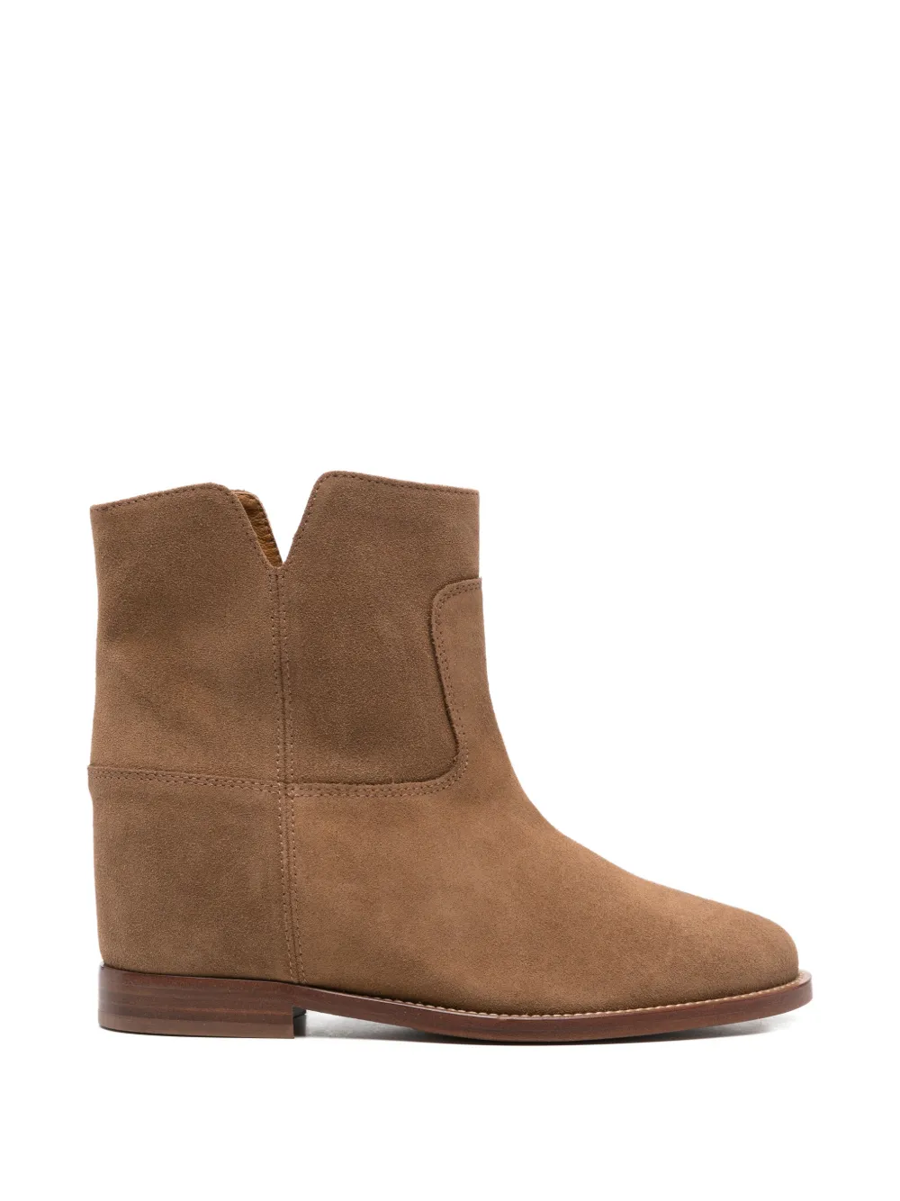 Via Roma 15 notched boots - Marrone