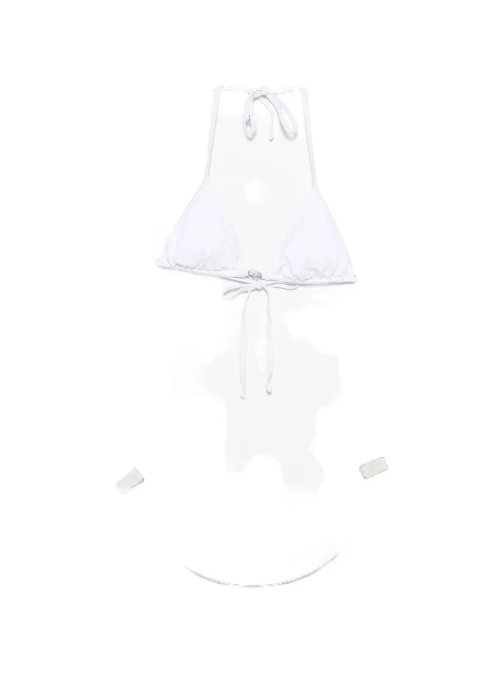 Diesel Elettra-Dnm tie bikini top - Bianco