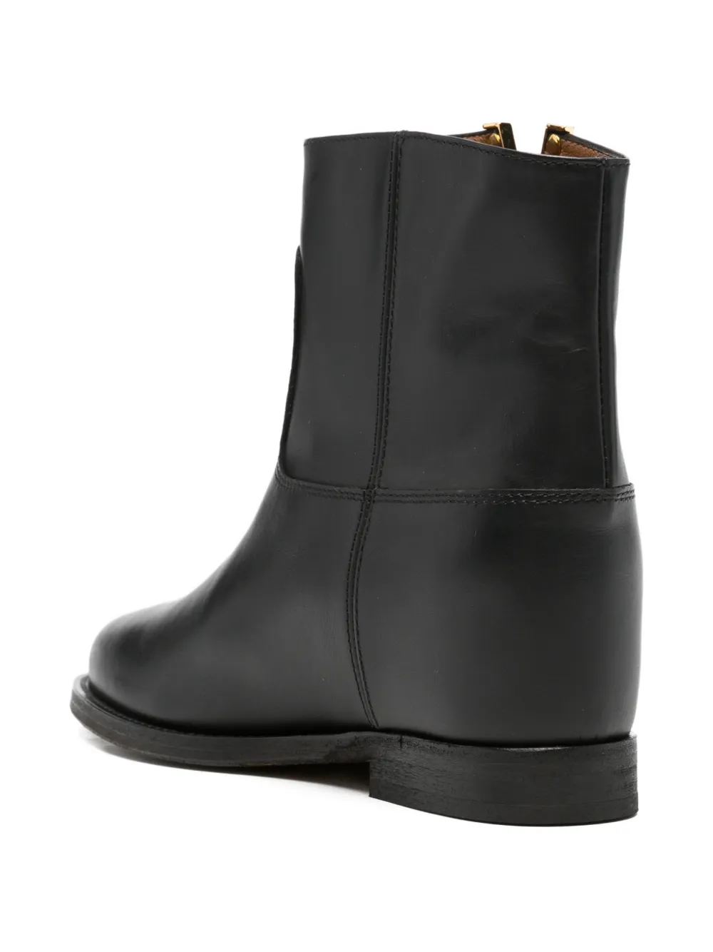 Via Roma 15 Laarzen met metalen detail Zwart