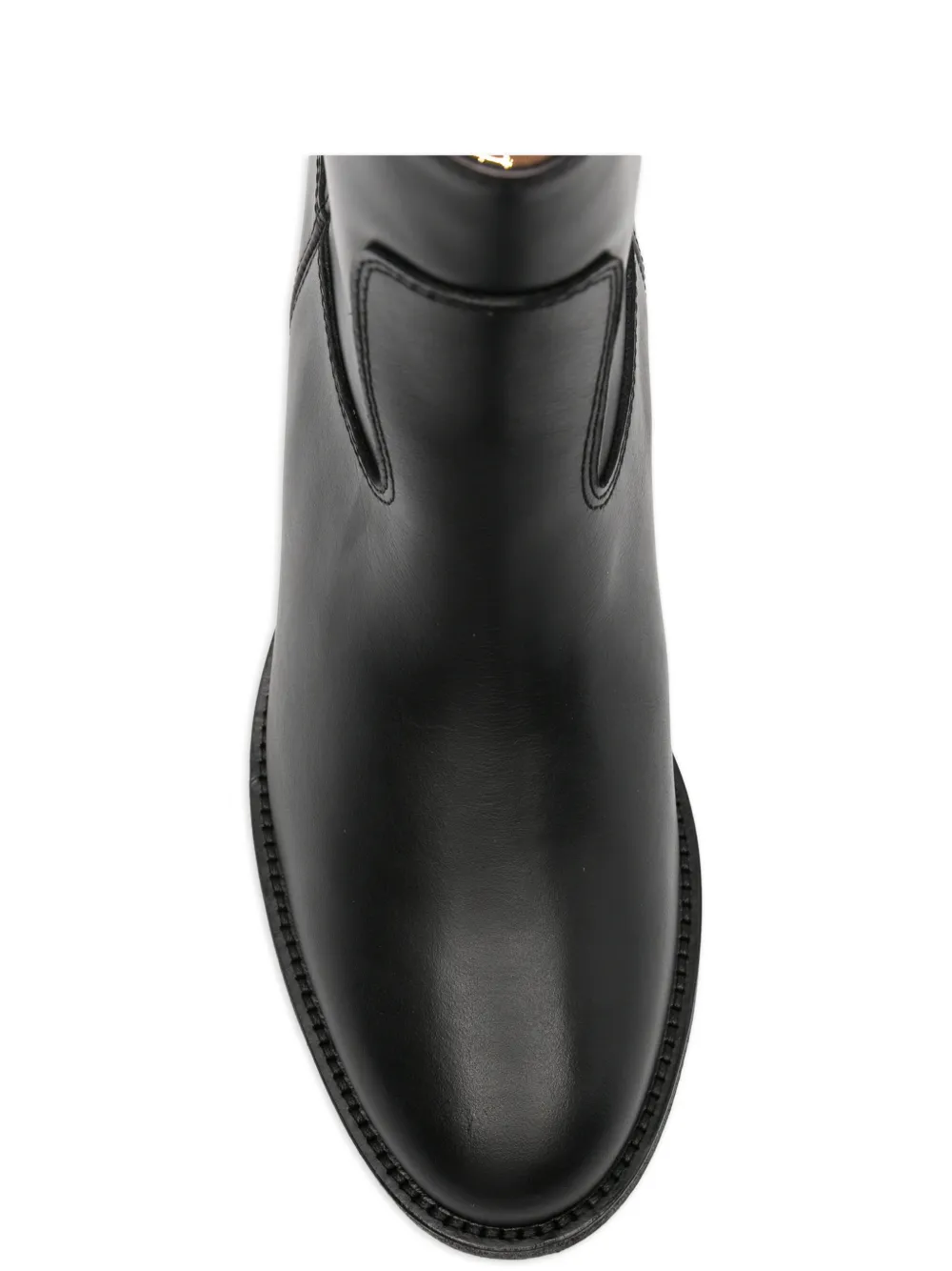 Via Roma 15 Laarzen met metalen detail Zwart