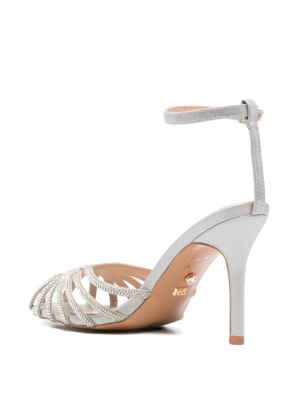  Twenty Fourhaitch Los Angeles Strappy Sandals - Silver 